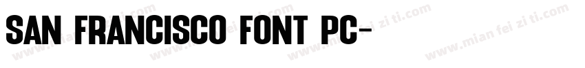 san francisco font pc字体转换